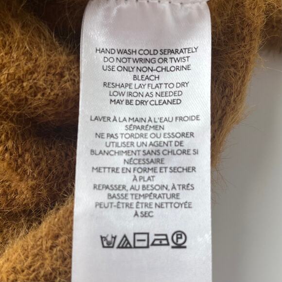 Anthropologie Pilcro Cropped Eyelash Sweater LP Large Petite Cozy Boho Soft - Picture 8 of 10